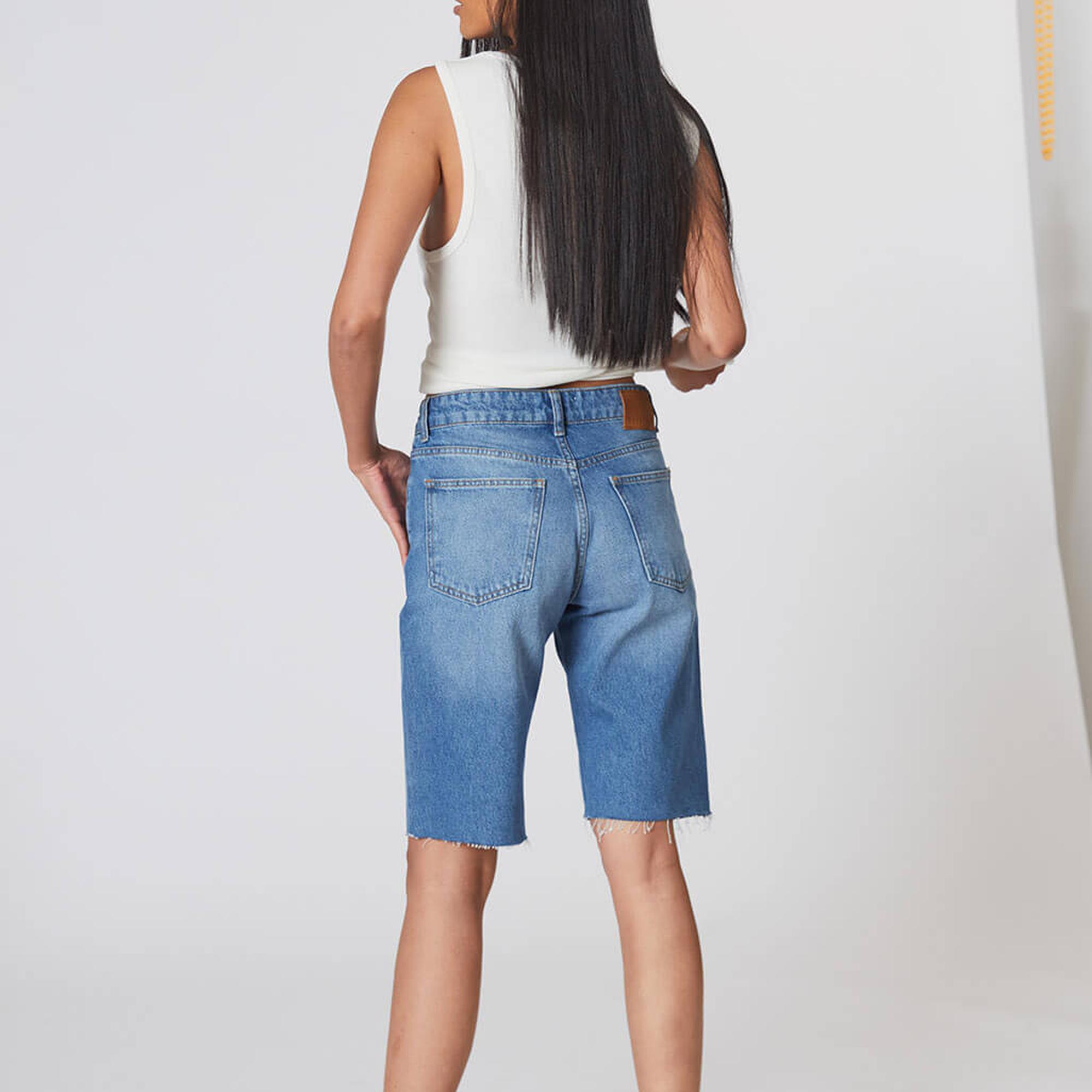 Orta Bel Bermuda Şort