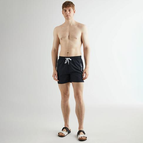  GANT Erkek Siyah Regular Fit Logolu Mayo Şort