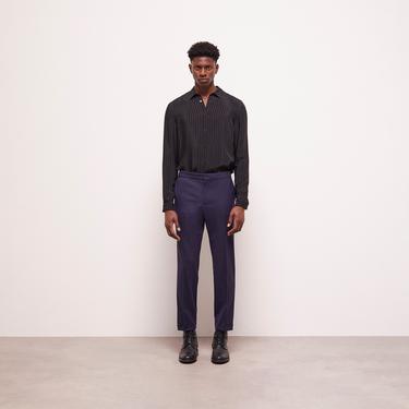  The Kooples Erkek Lacivert Yün Pantolon