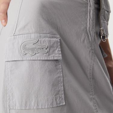  Lacoste House of SuperStep X Lacoste Kadın Gri Etek