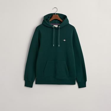  Gant Erkek Yeşil Regular Fit Kapüşonlu Sweatshirt