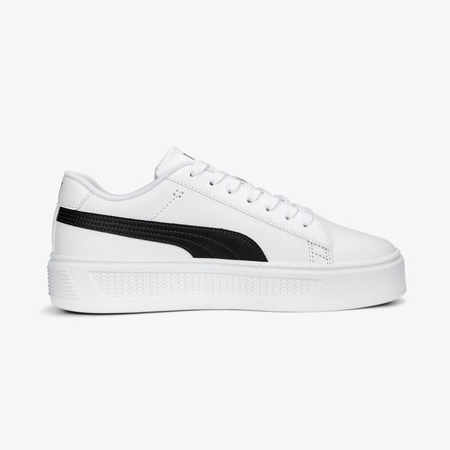  Puma Smash Platform V3 Kadın Beyaz Günlük Spor Ayakkabı