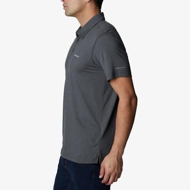 Columbia Tech Trail Polo Erkek Siyah Polo T-Shirt