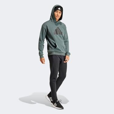  adidas Fi Bos Hd Erkek Yeşil Günlük Sweatshirt
