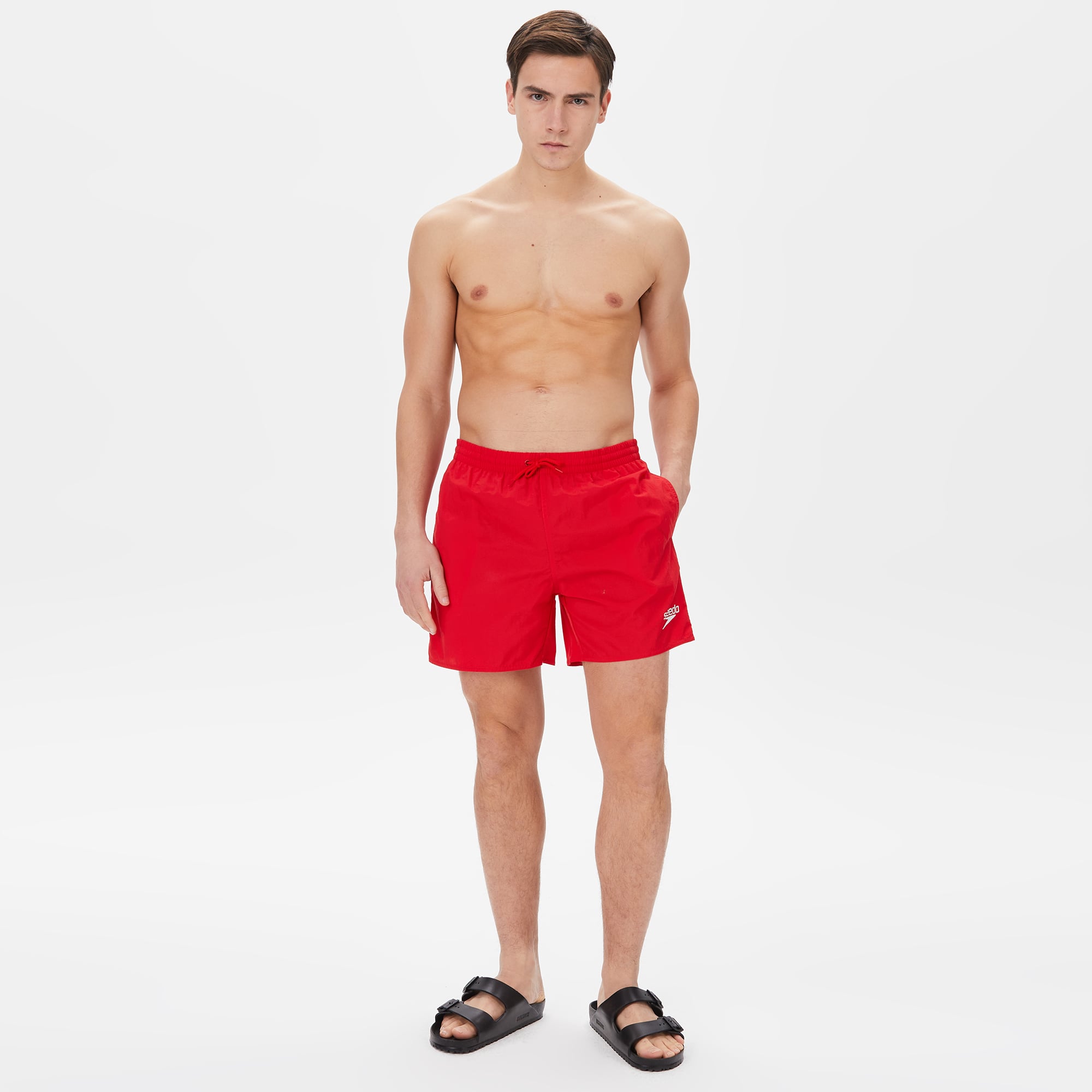  Speedo Essentıals 16" Watershort Erkek Kırmızı Mayo Şort