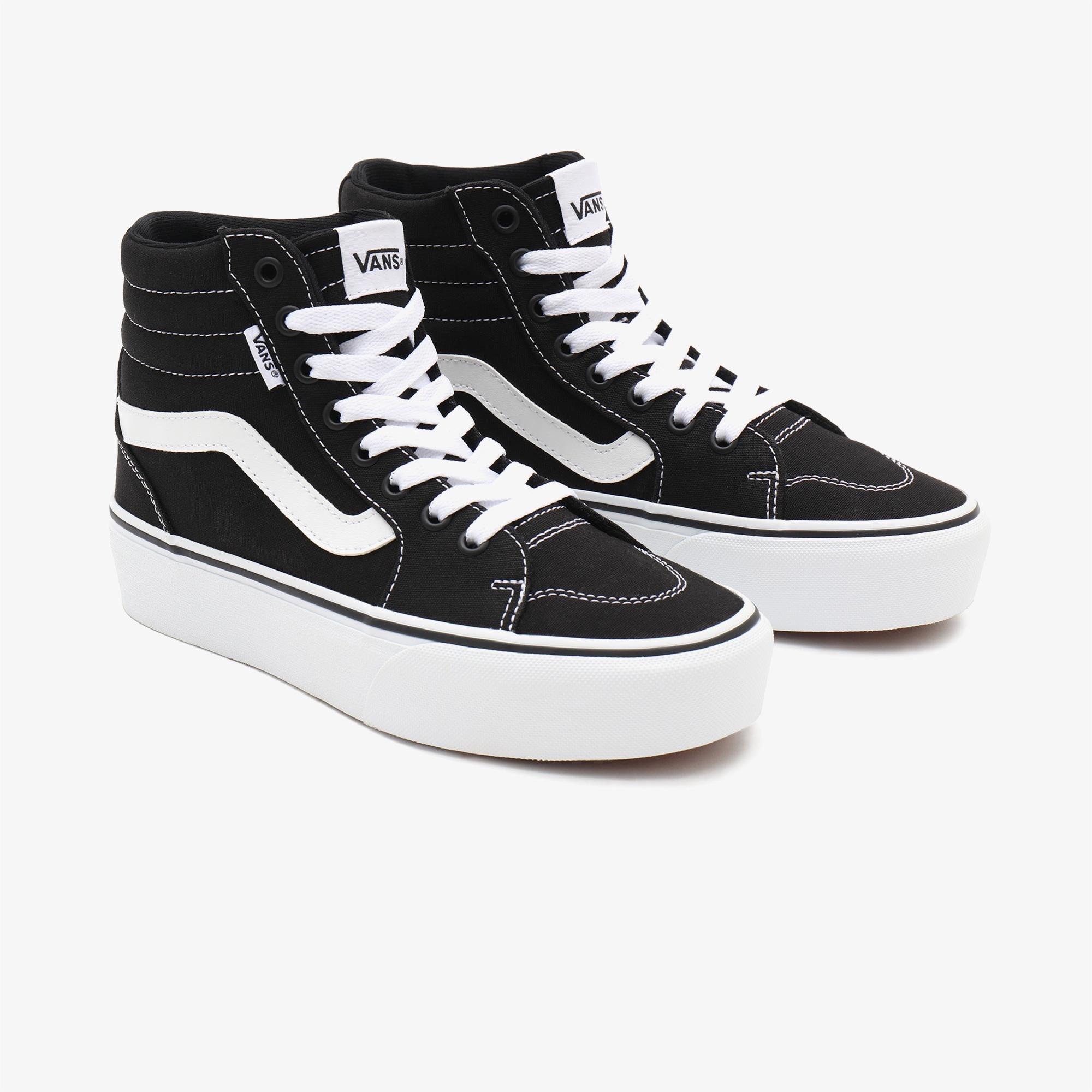 Vans Filmore Hi Platform Kadın Siyah Sneaker