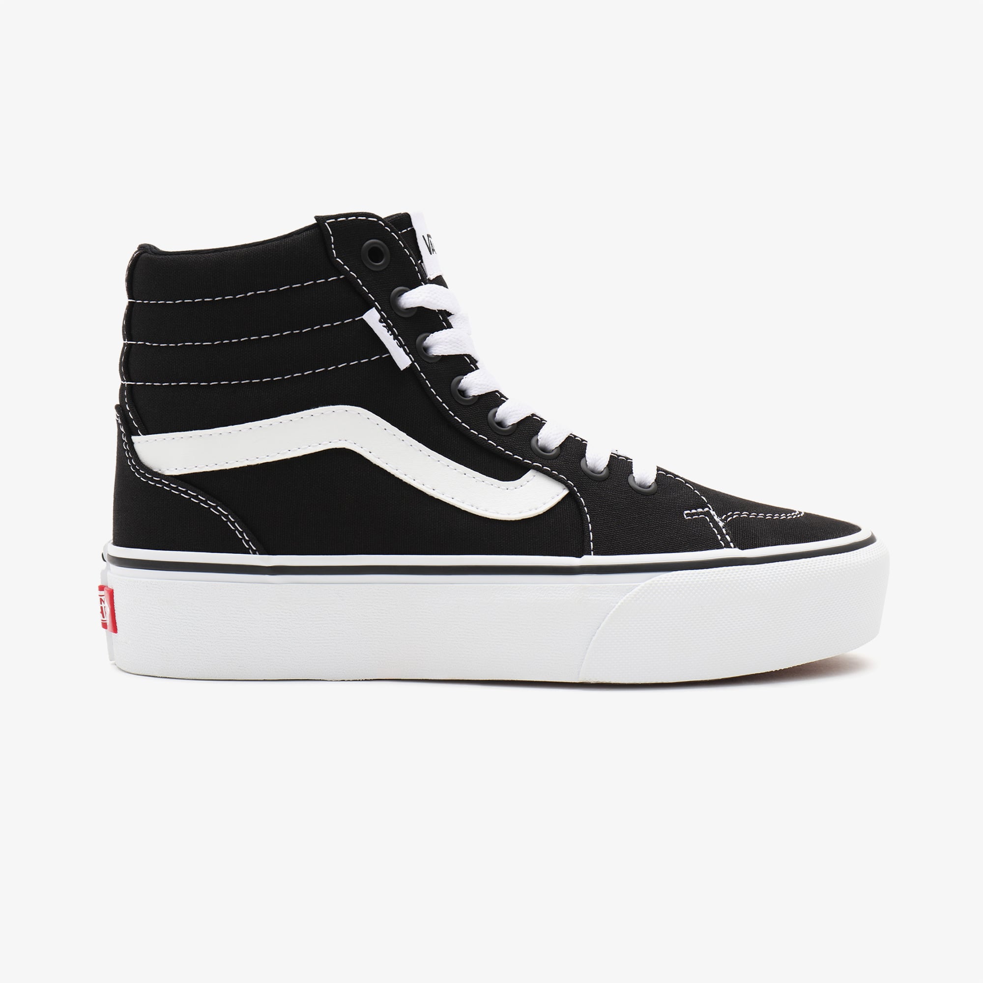  Vans Filmore Hi Platform Kadın Siyah Sneaker