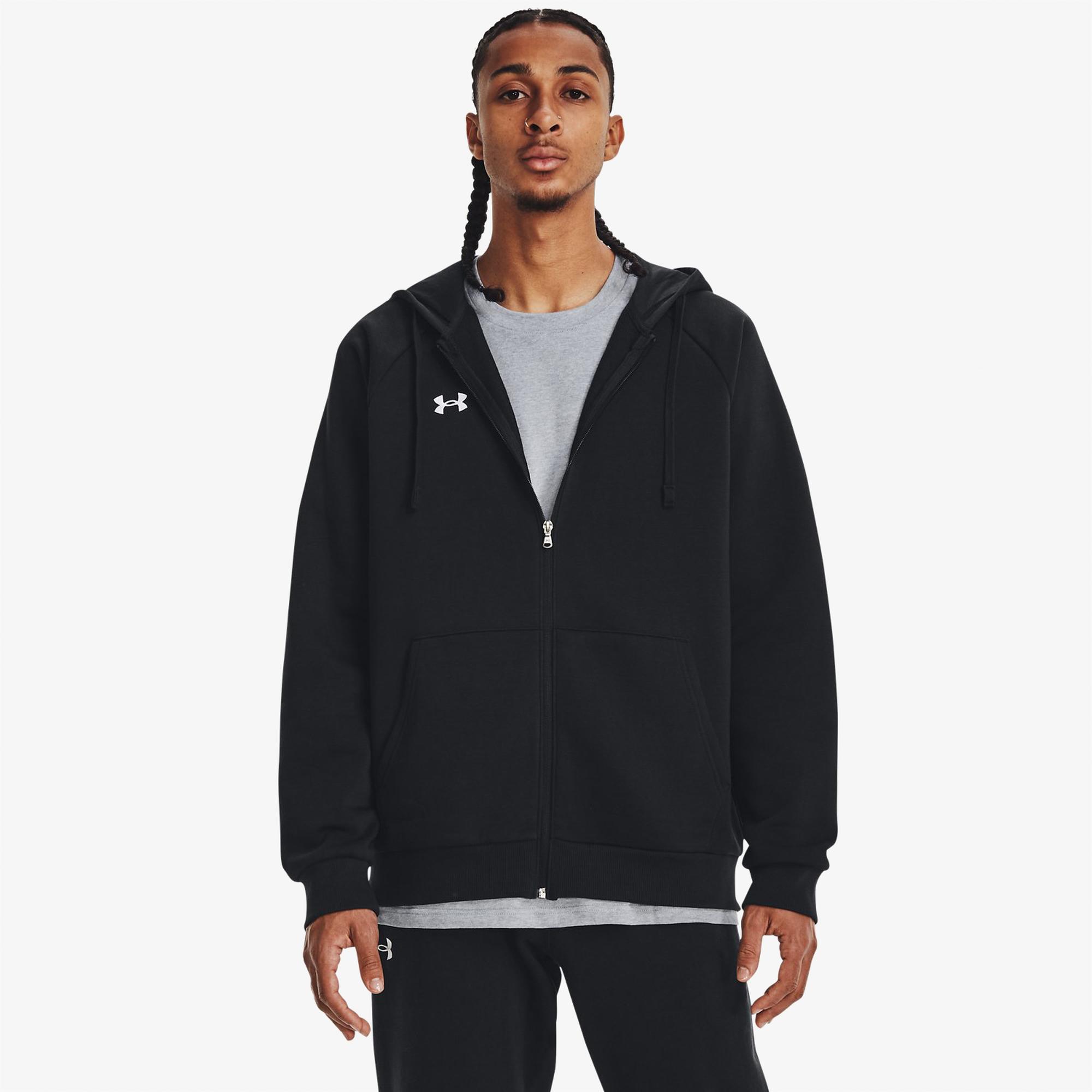 Under Armour Rival Fleece Erkek Siyah Günlük Sweatshirt