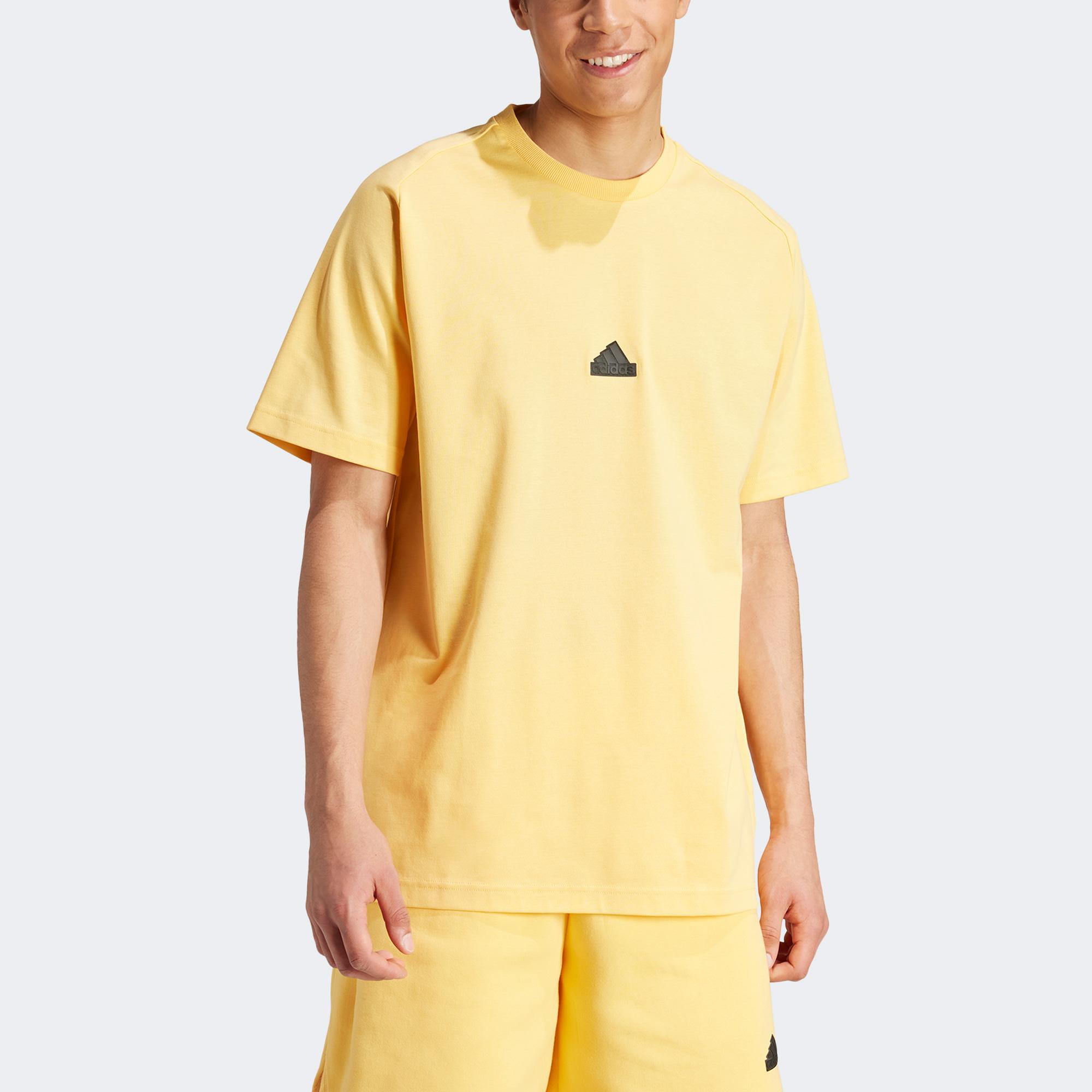adidas Z.N.E. Tee Erkek Sarı Günlük T-Shirt