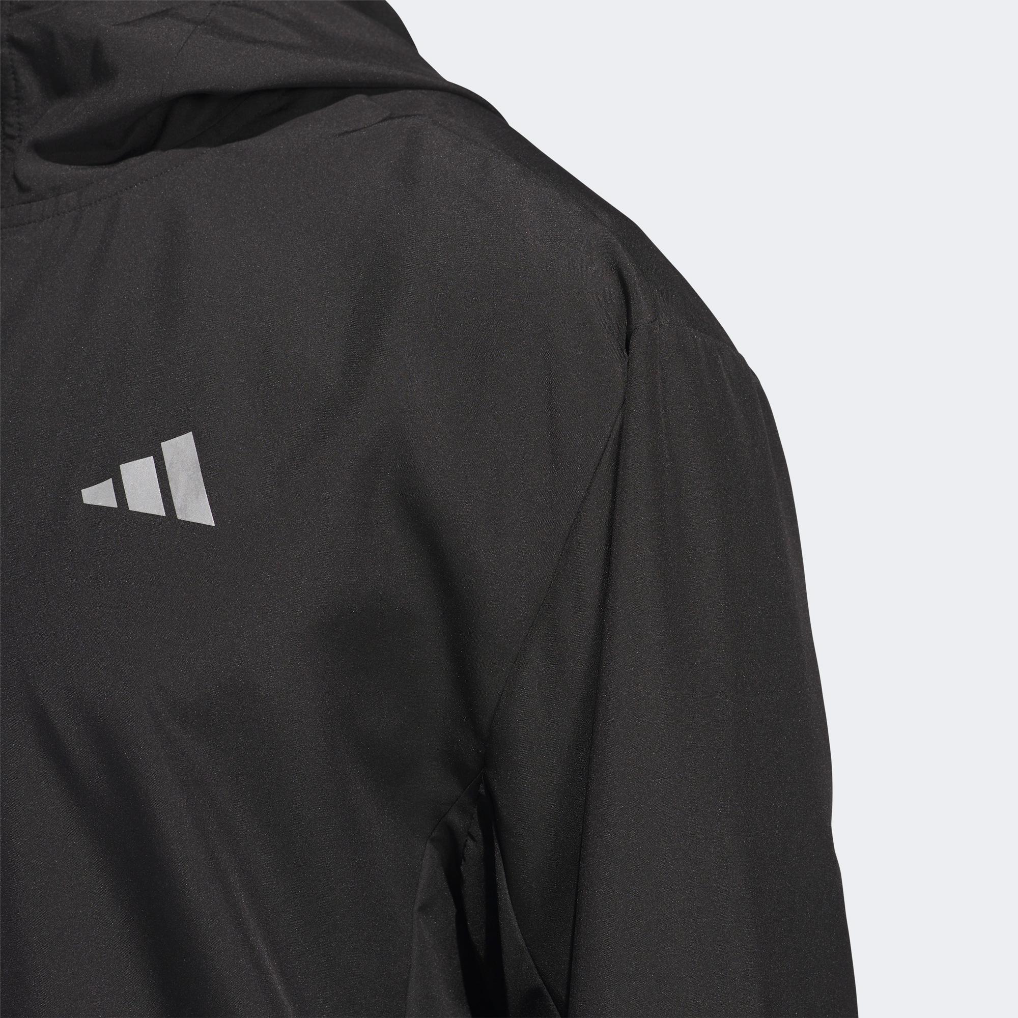adidas Run It Jacket Erkek Siyah Koşu Ceketi