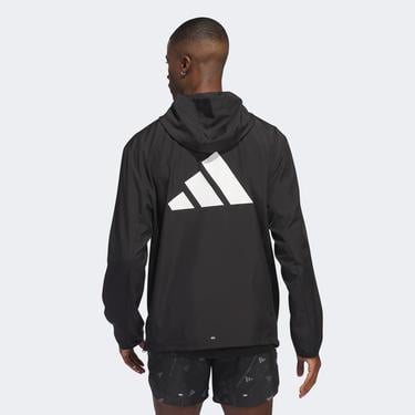  adidas Run It Jacket Erkek Siyah Koşu Ceketi