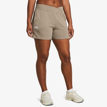  Under Armour Rival Terry Kadın Kahverengi Şort
