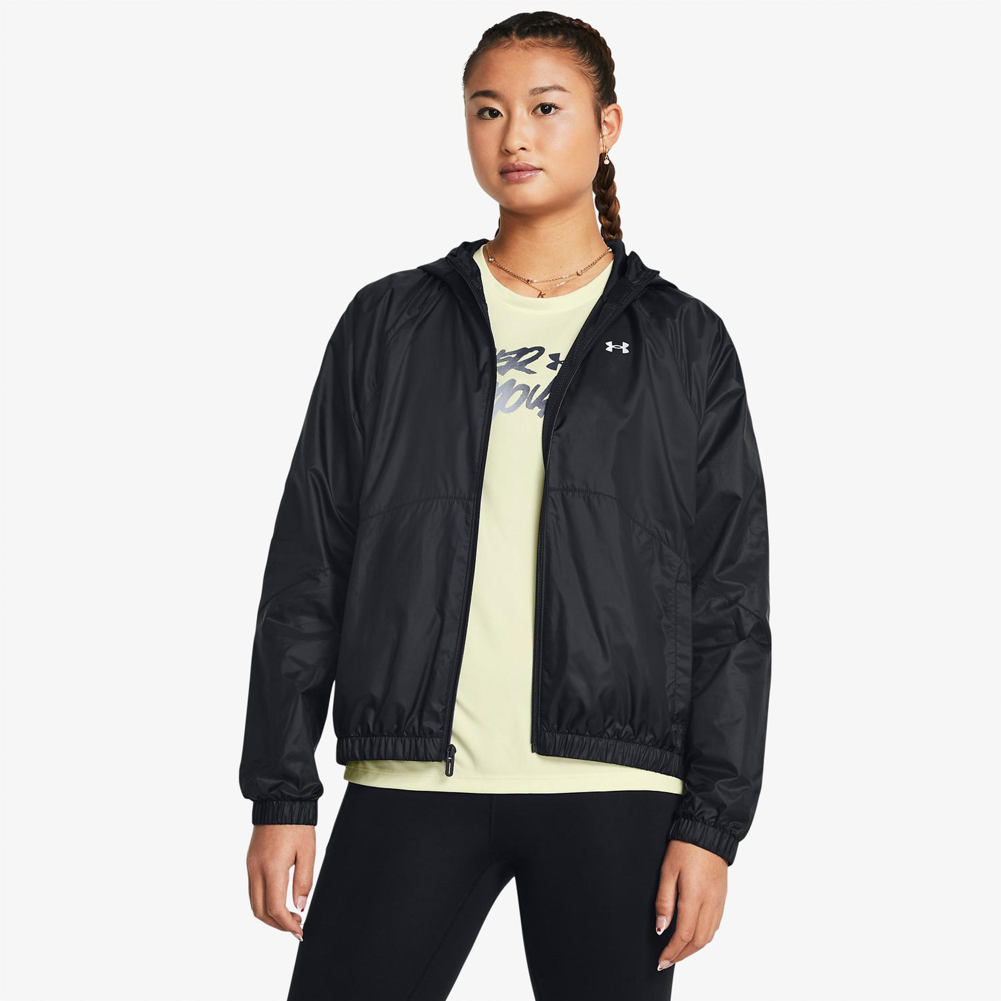 Under Armour Sport Windbreaker Kadın Siyah Rüzgarlık