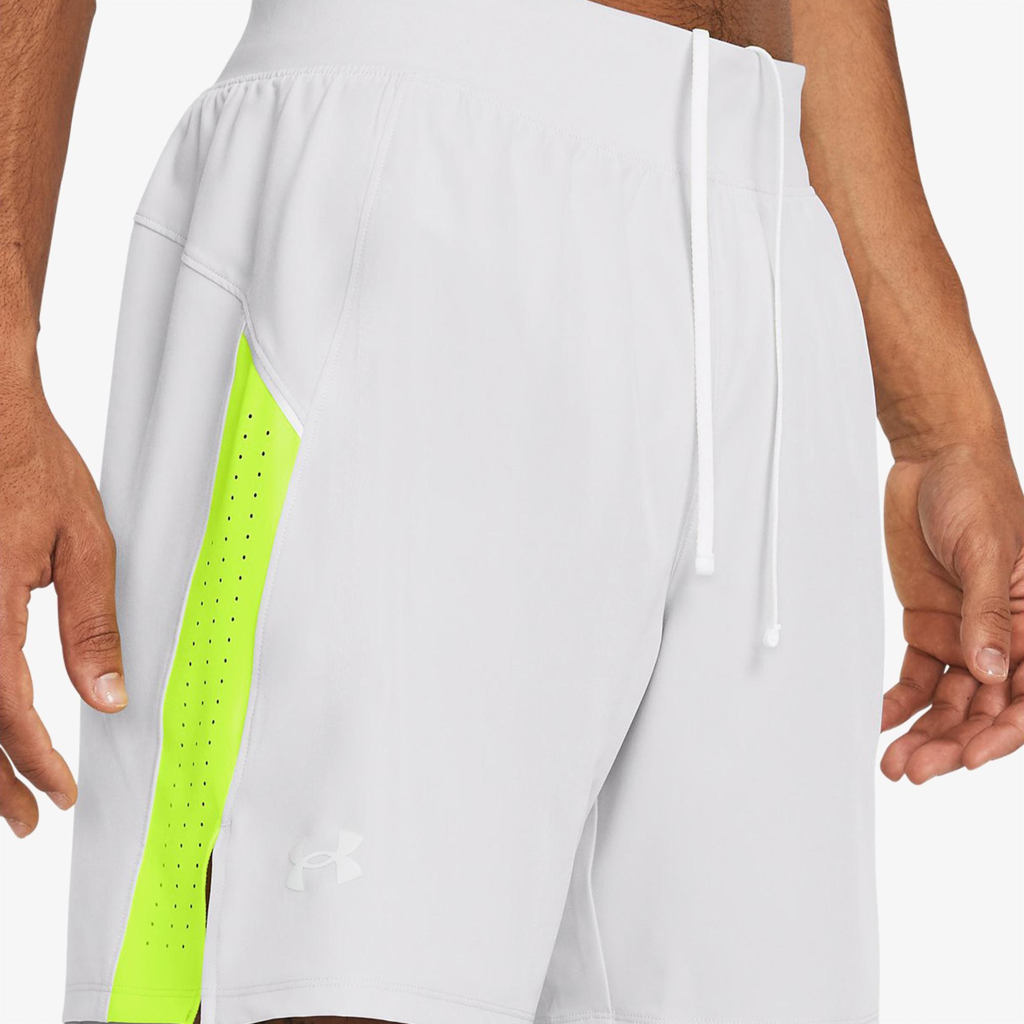 Under Armour Launch Pro Erkek Beyaz Şort