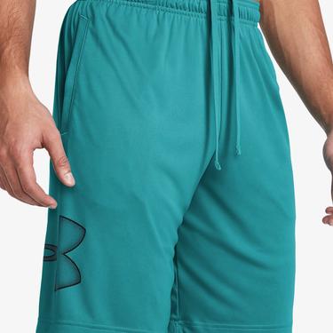  Under Armour Tech Graphic Erkek Yeşil Şort