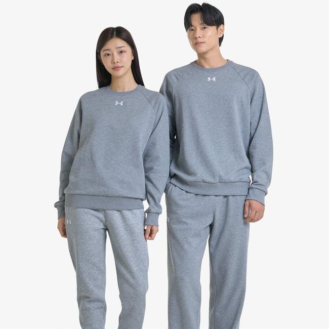 Under Armour Rival Fleece Unisex Gri Günlük Sweatshirt