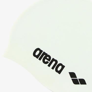  Arena Classic Silicone Unisex Beyaz Yüzücü Bone
