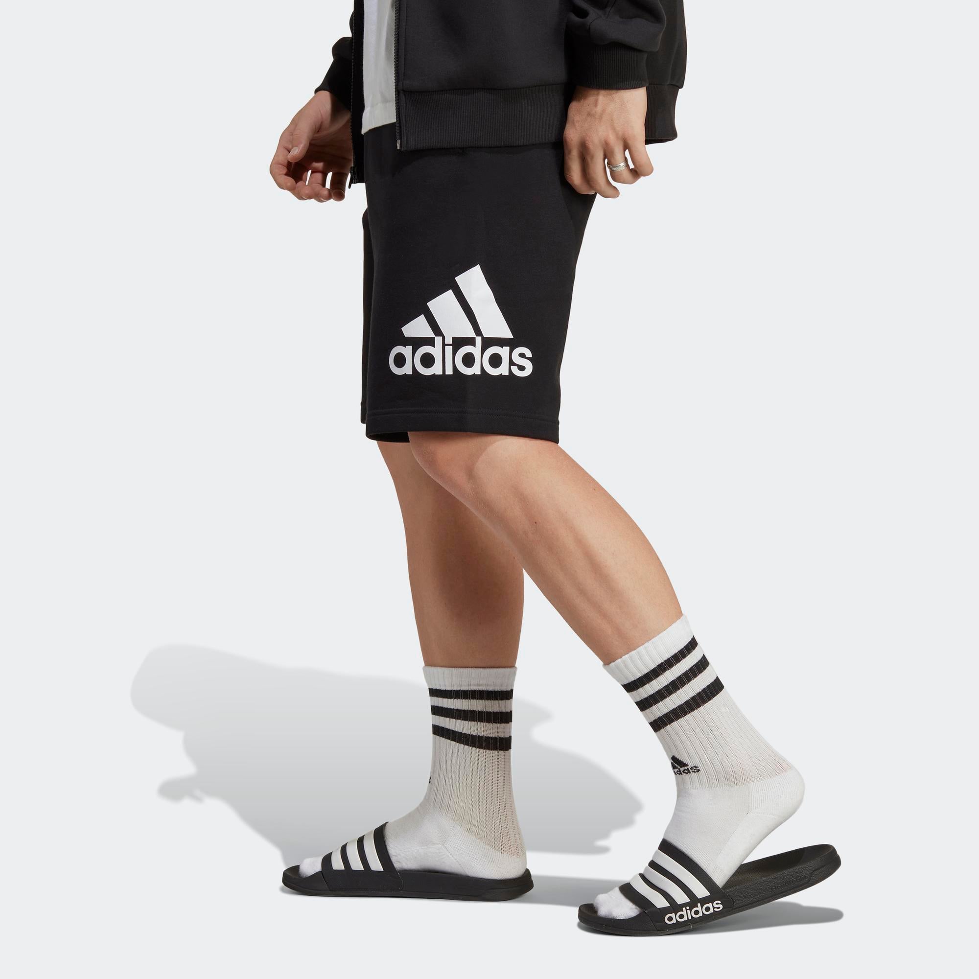 adidas Big Logo French Terry Erkek Siyah Şort