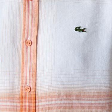  Erkek Regular Fit Ekose Turuncu Gömlek