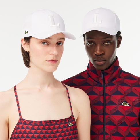  Lacoste Unisex Beyaz Şapka