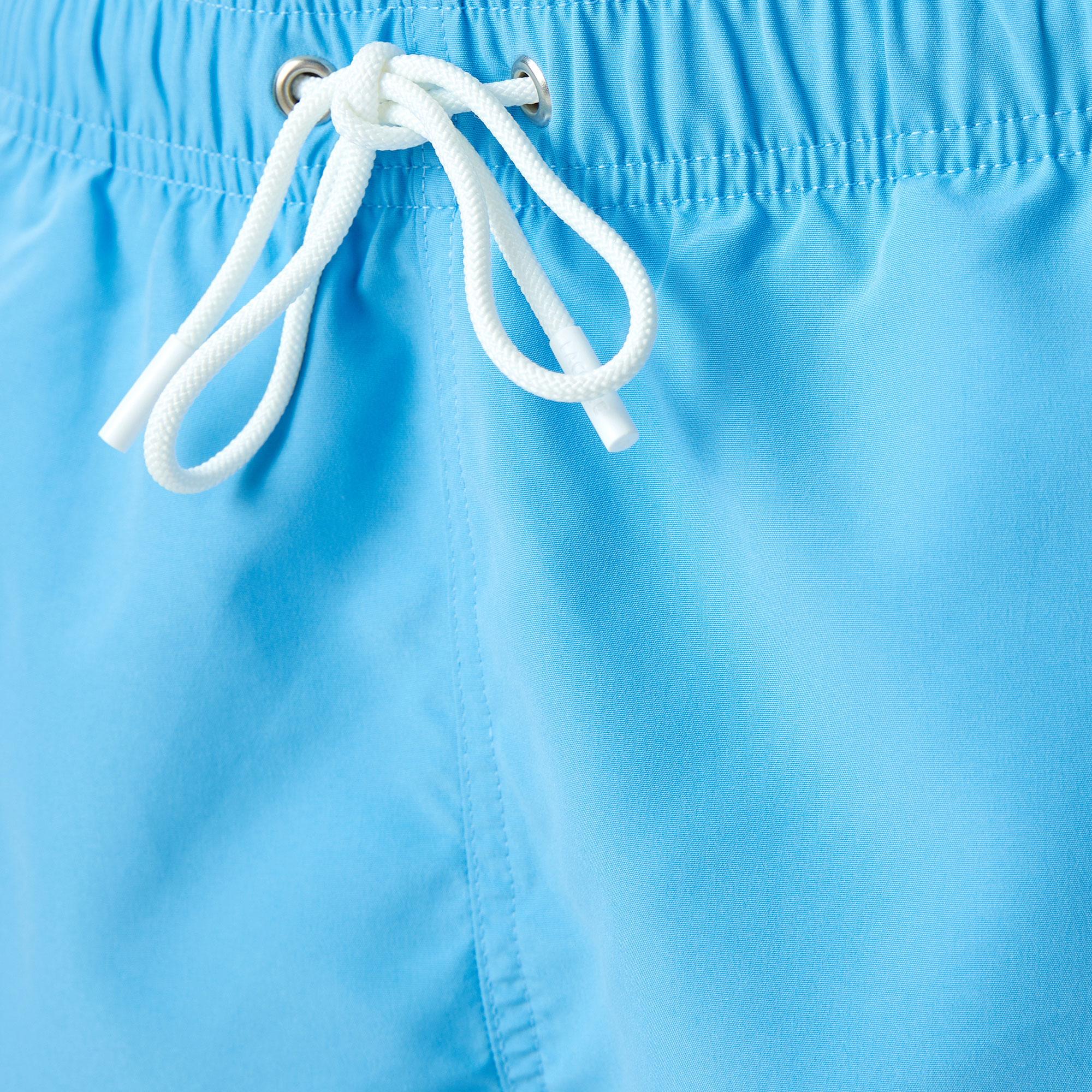 Erkek Desenli Mavi Mayo Şort