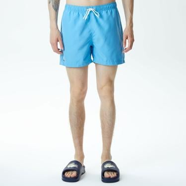  Erkek Desenli Mavi Mayo Şort