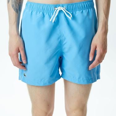  Erkek Desenli Mavi Mayo Şort