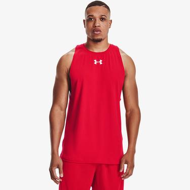  Under Armour Baseline Cotton Erkek Kırmızı Antrenman Atleti