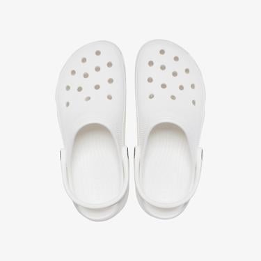  Crocs Classic Platform Clog Kadın Beyaz Terlik