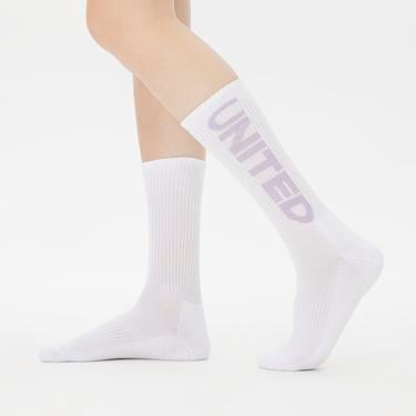  UNITED4 Classic Kadın Beyaz 2'li Çorap