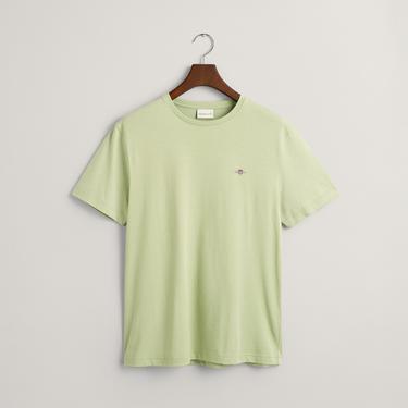  GANT Erkek Yeşil Regular Fit Bisiklet Yaka T-Shirt