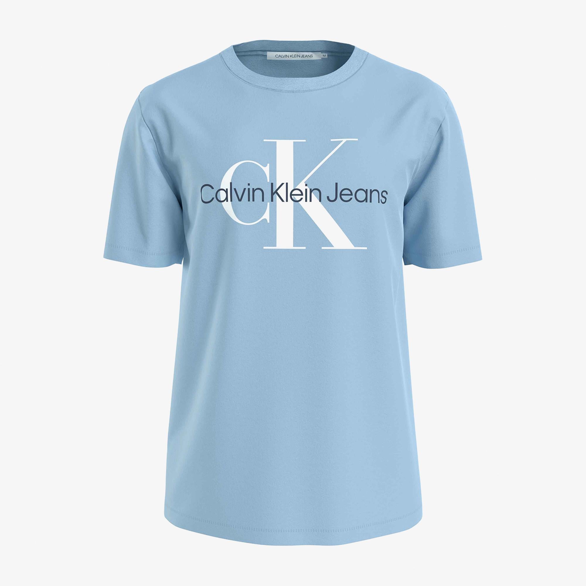 Calvin Klein Jeans Core Essentials Erkek Mavi T-Shirt