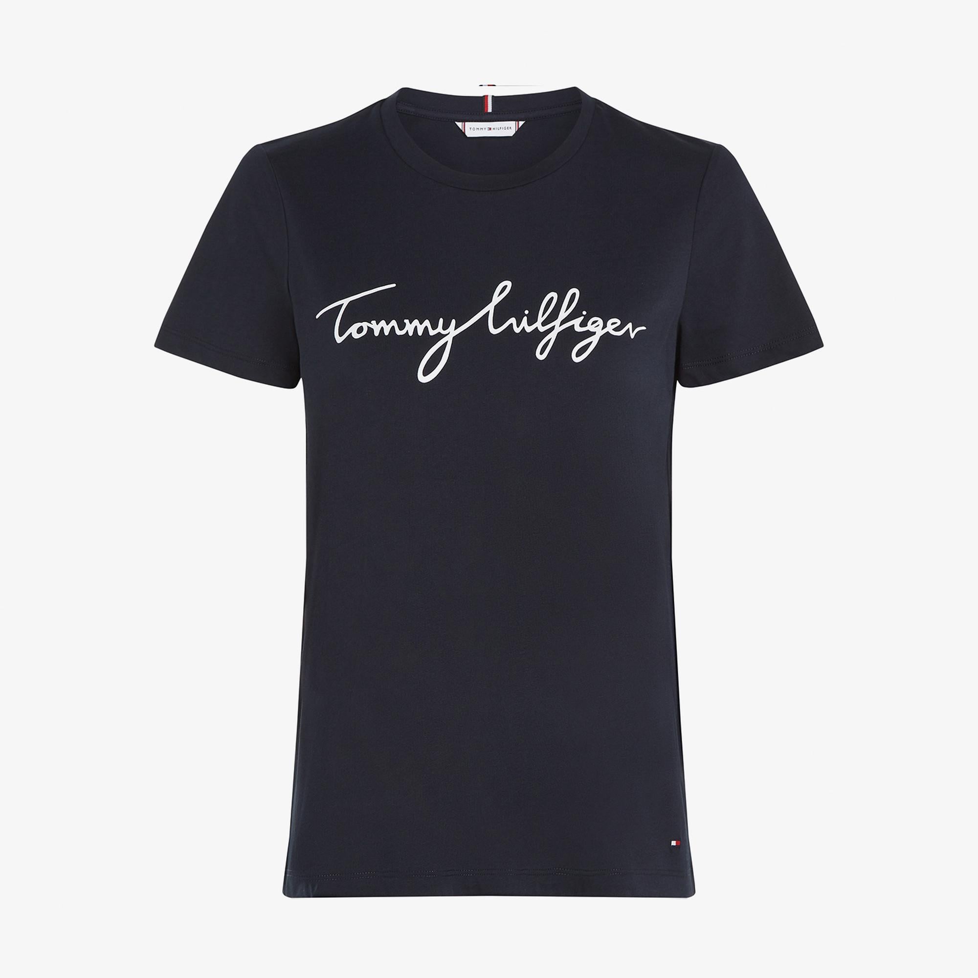 Tommy Hilfiger Kadın Lacivert T-Shirt