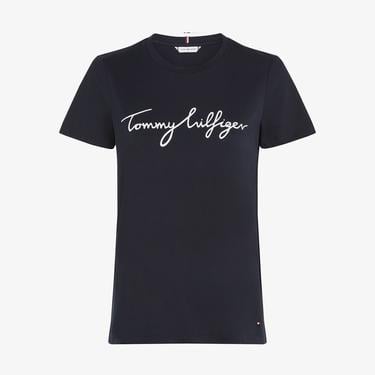  Tommy Hilfiger Kadın Lacivert T-Shirt