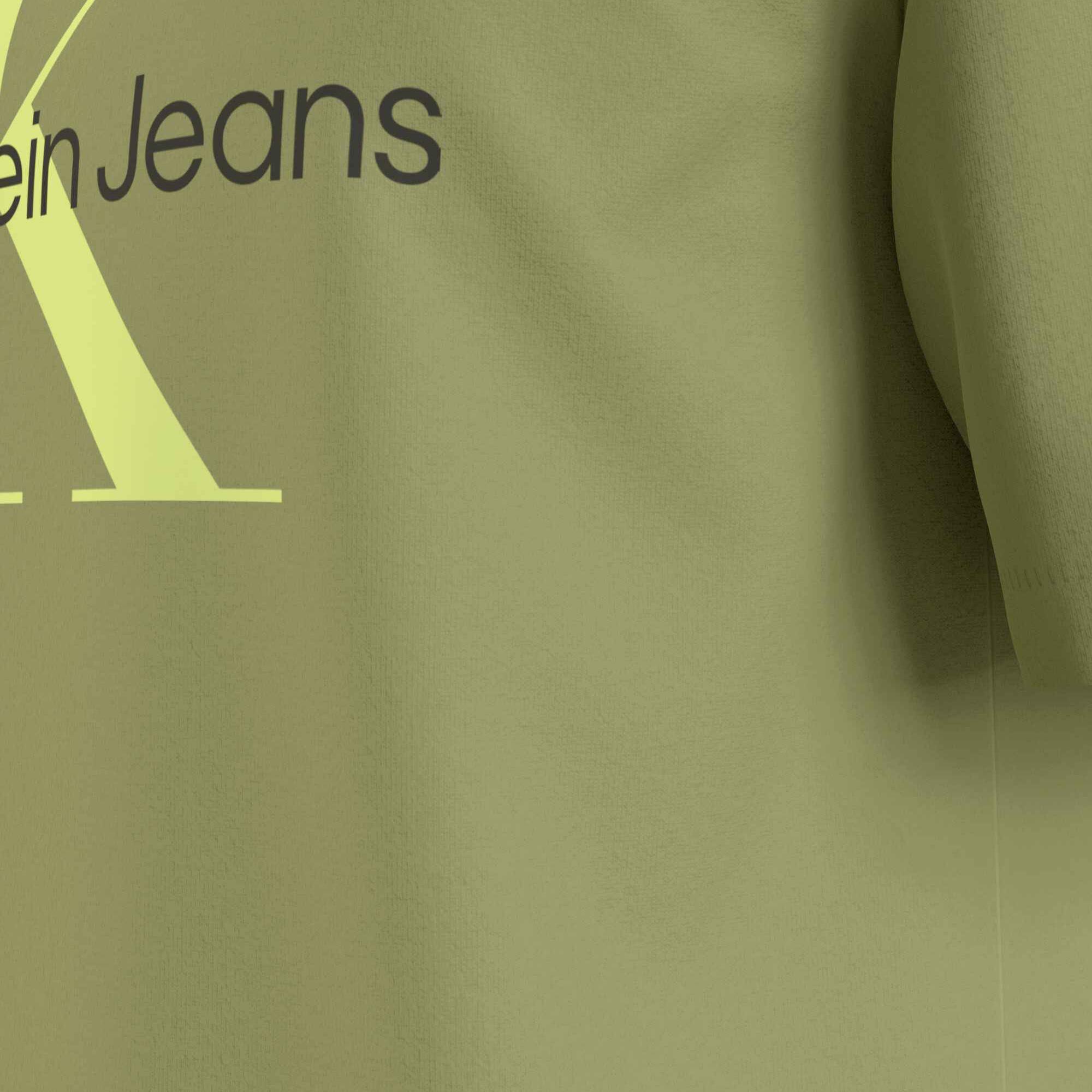 Calvin Klein Jeans Core Essentials Erkek Yeşil T-Shirt