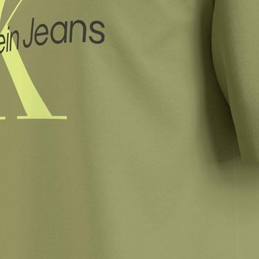  Calvin Klein Jeans Core Essentials Erkek Yeşil T-Shirt