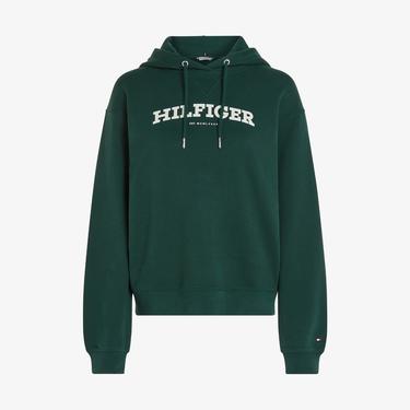  Tommy Hilfiger Kadın Yeşil Sweatshirt