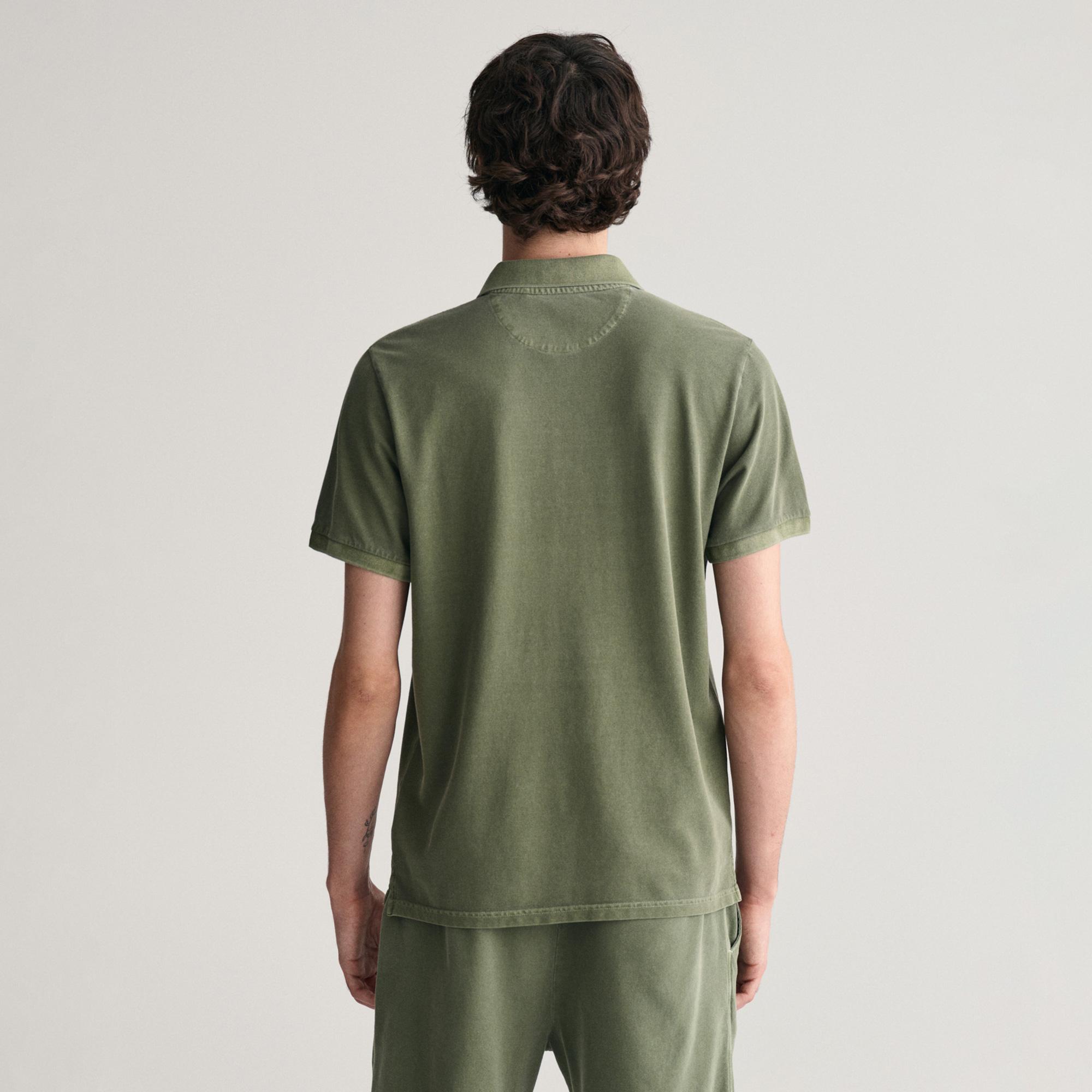 GANT Erkek Yeşil Regular Fit Logolu Polo