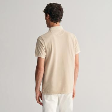  GANT Erkek Bej Regular Fit Logolu Polo