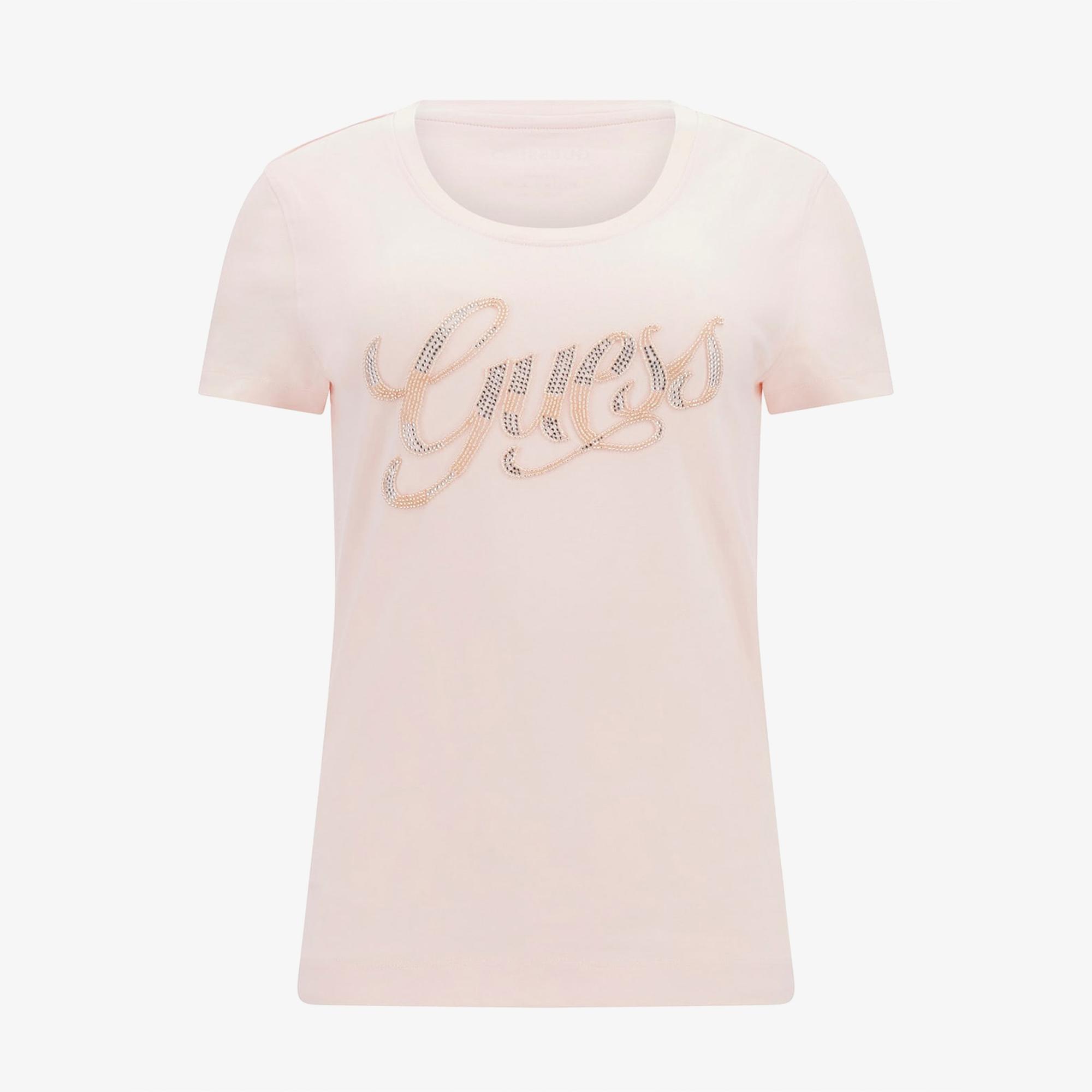 Guess Kadın Pembe T-Shirt