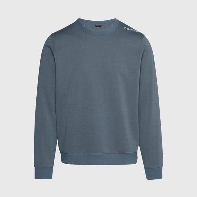 Calvin Klein Essentials Erkek Mavi Sweatshirt