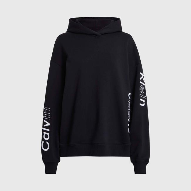  Calvin Klein Jeans Unstructured Kadın Siyah Sweatshirt
