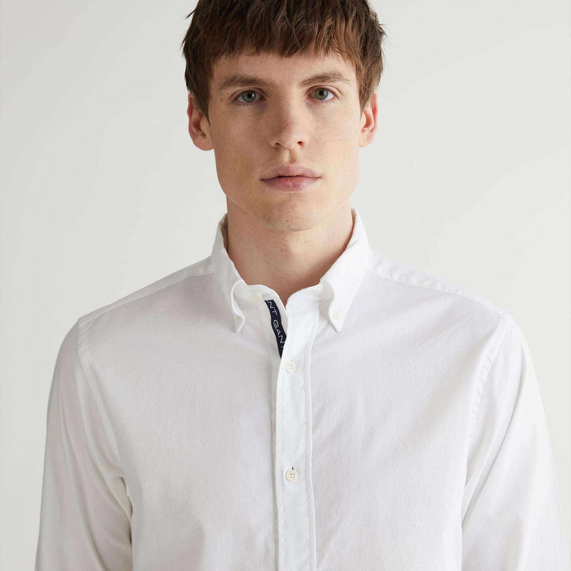 Gant Erkek Beyaz Gömlek