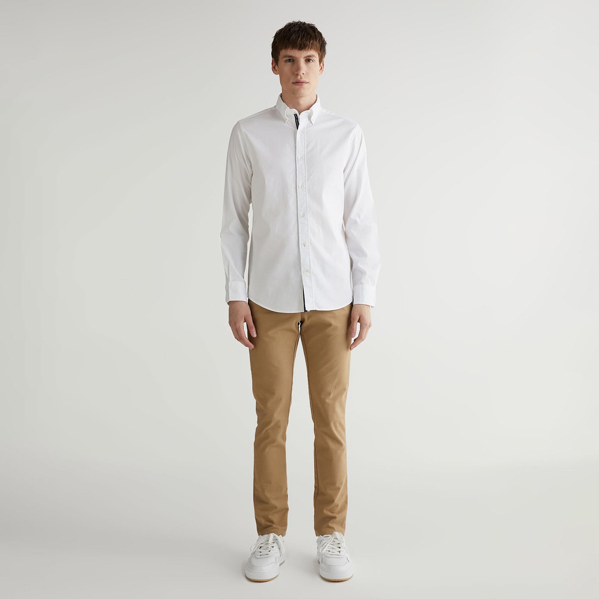 Gant Erkek Beyaz Gömlek