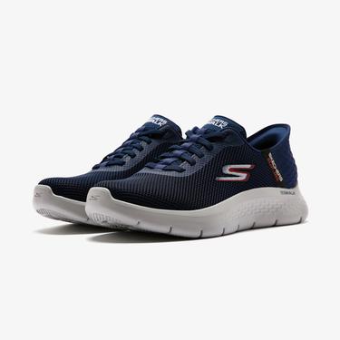  Skechers Go Walk Flex-Slip-Ins Erkek Lacivert Yürüyüş Ayakkabısısı