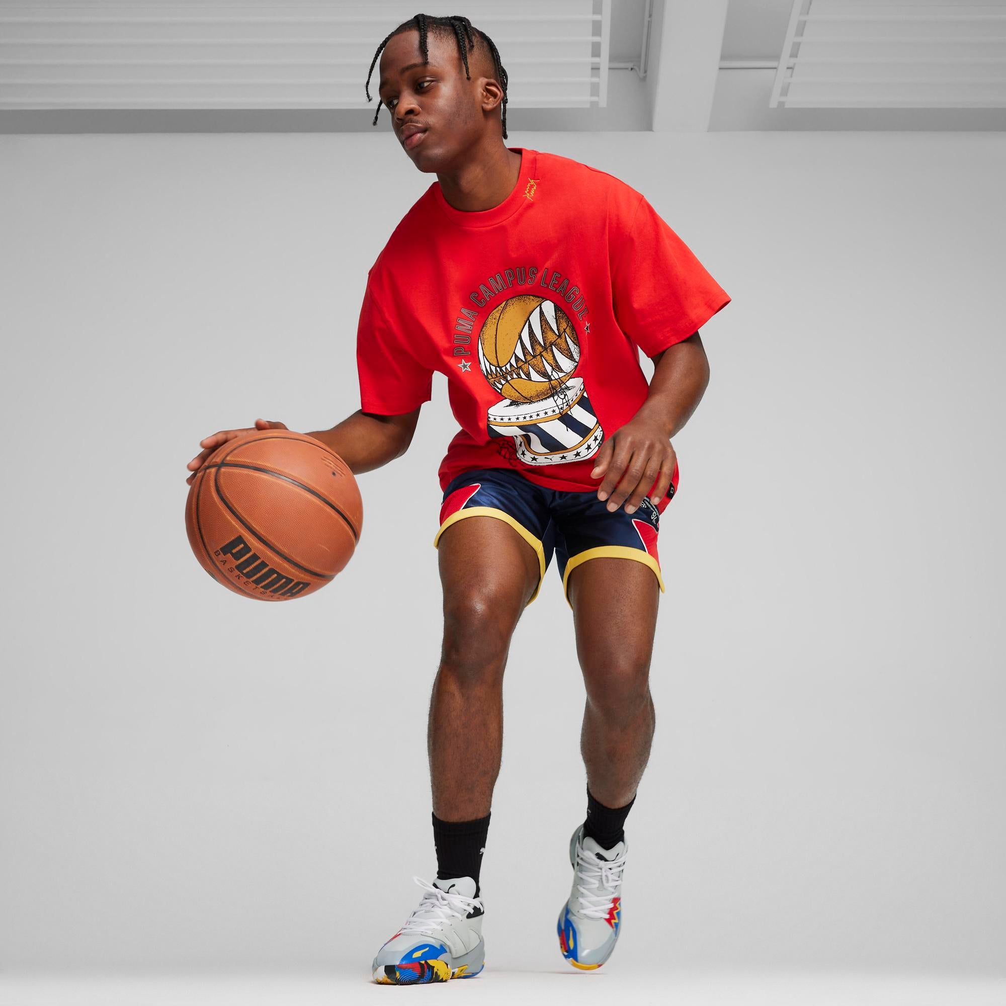 Puma Puma Genetics Erkek Gri Basketbol Ayakkabısı Sneaker | FashFed Gri - 5. görsel