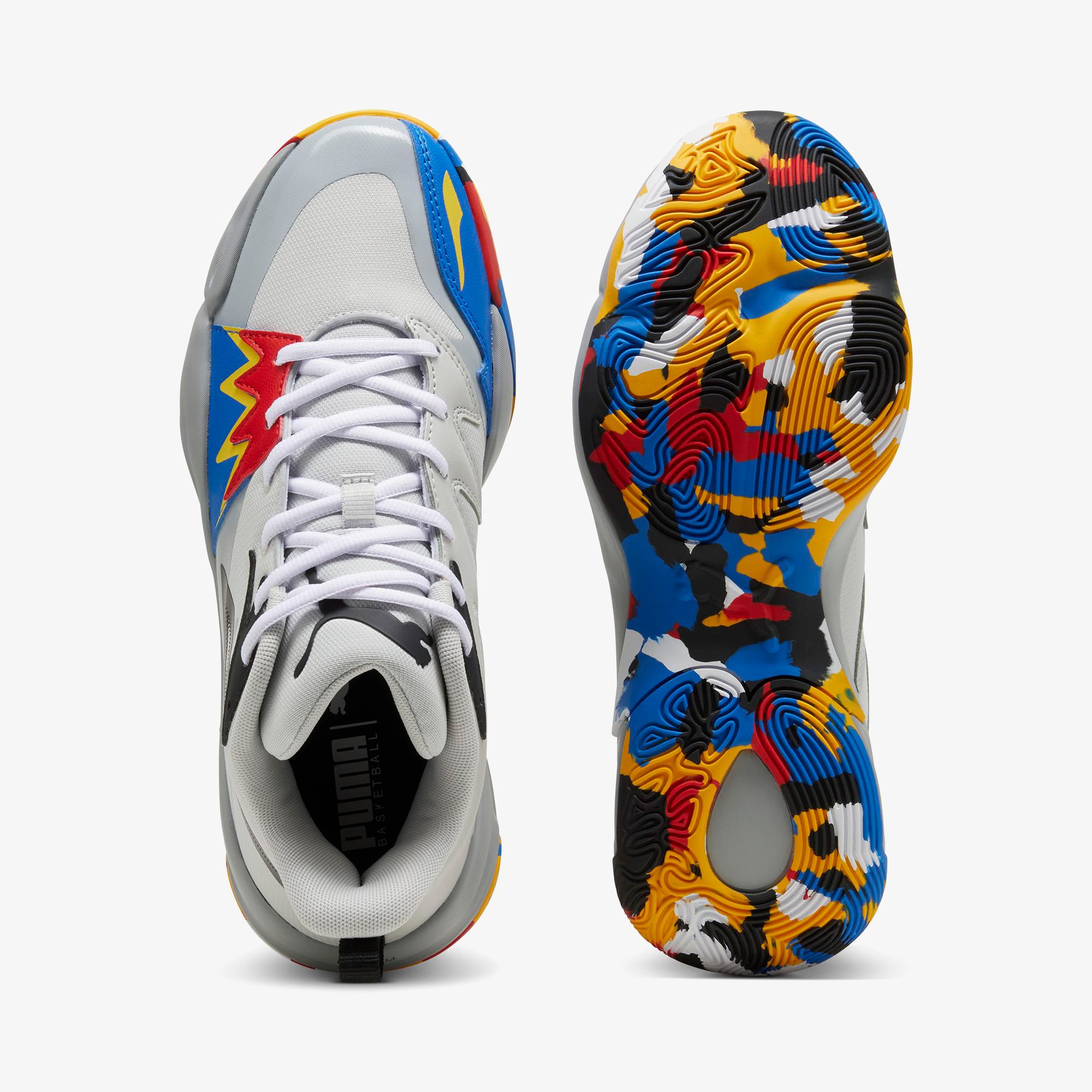 Puma Puma Genetics Erkek Gri Basketbol Ayakkabısı Sneaker | FashFed Gri - 7. görsel