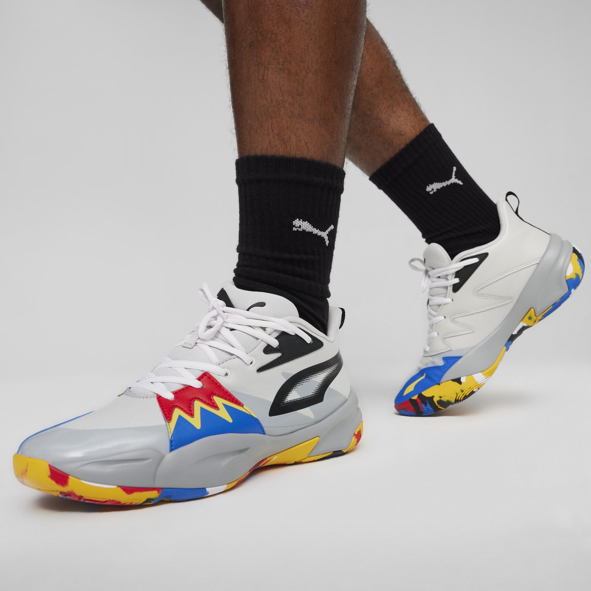 Puma Genetics Erkek Gri Basketbol Ayakkabısı