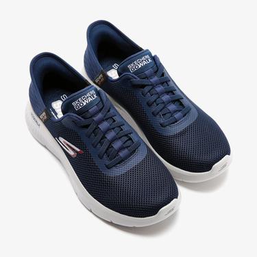 Skechers Go Walk Flex-Slip-Ins Erkek Lacivert Yürüyüş Ayakkabısısı