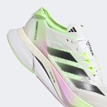  adidas Adizero Boston 12  Kadın Yeşil Koşu Ayakkabısı
